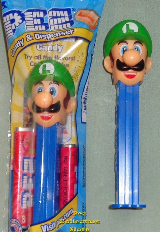 (image for) 2020 Luigi Pez from Super Mario Nintendo Mint in Bag - Click Image to Close