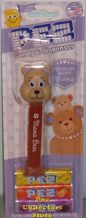 (image for) Exclusive 2022 Mama Bear Pez Mint on Card - Click Image to Close