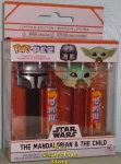 (image for) Star Wars Mandalorian and Child Baby Yoda Funko POP!+PEZ Pair