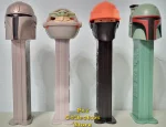 (image for) Mandalorian, Grogu in Pram, Fennec Shand and Boba Fett Pez Loose