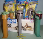 (image for) 2022 Mandalorian, Grogu and new Boba Pez Set MIB