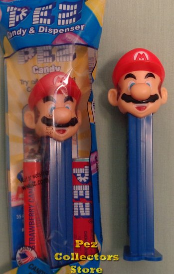 (image for) Mario Pez from Super Mario Nintendo Mint in Bag