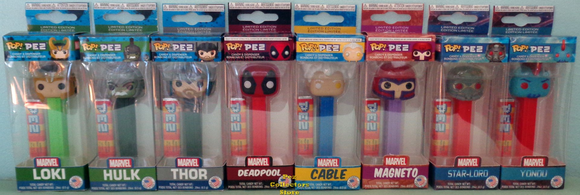 (image for) Marvel Original First Release Set of 8 Funko POP!+PEZ Bundle - Click Image to Close