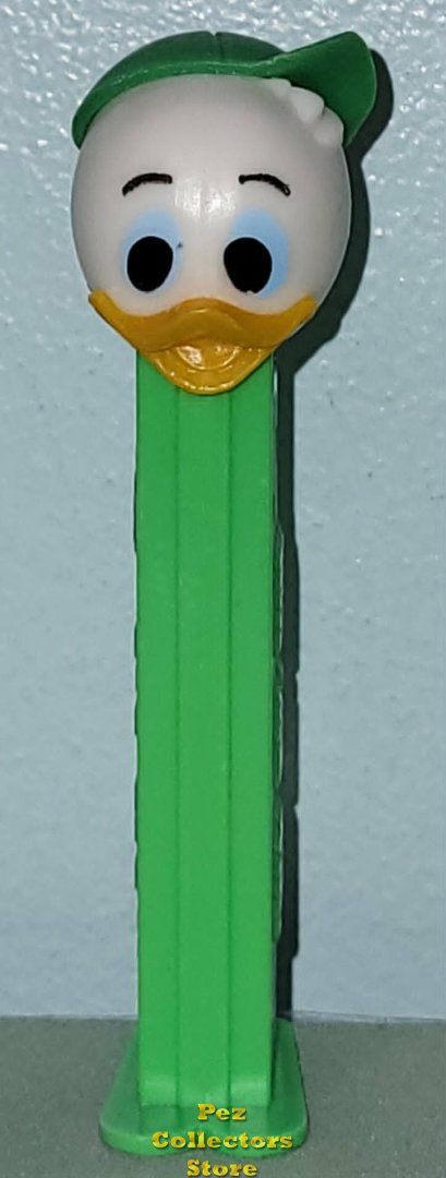 (image for) Louie Medium Green Duck Nephew Pez Walt Disney DuckTales Loose