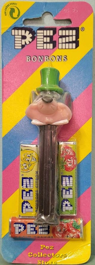 (image for) Merlin Mouse - Warner Brothers Pez Mint on European Striped Card