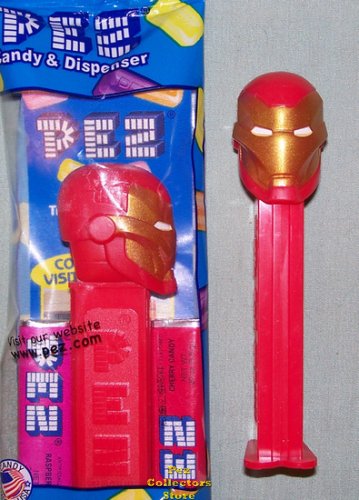 (image for) Metallic Gold Ironman Marvel Avengers Pez MIB