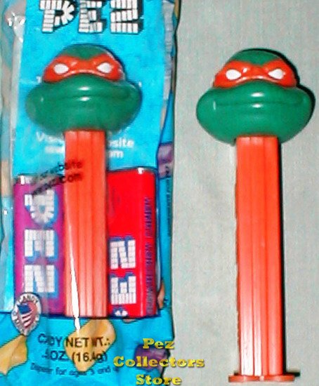 (image for) Michaelangelo Orange Mask Revised TMNT Pez MIB