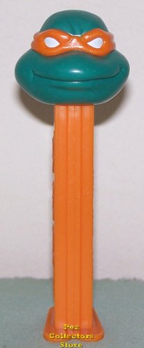 (image for) Michaelangelo Revised TMNT Ninja Turtle Orange Pez Loose