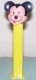 (image for) Mickey B Molded Nose Pez Yellow 3.9 TF Hong Kong Stem