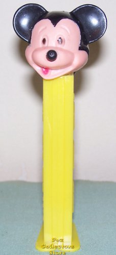 (image for) Mickey B Molded Nose Pez Yellow 3.9 TF Hong Kong Stem