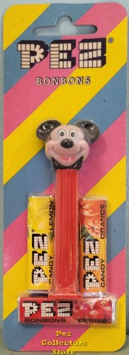 (image for) European Disney Mickey Mouse C Stencil Eyes Pez MOSC