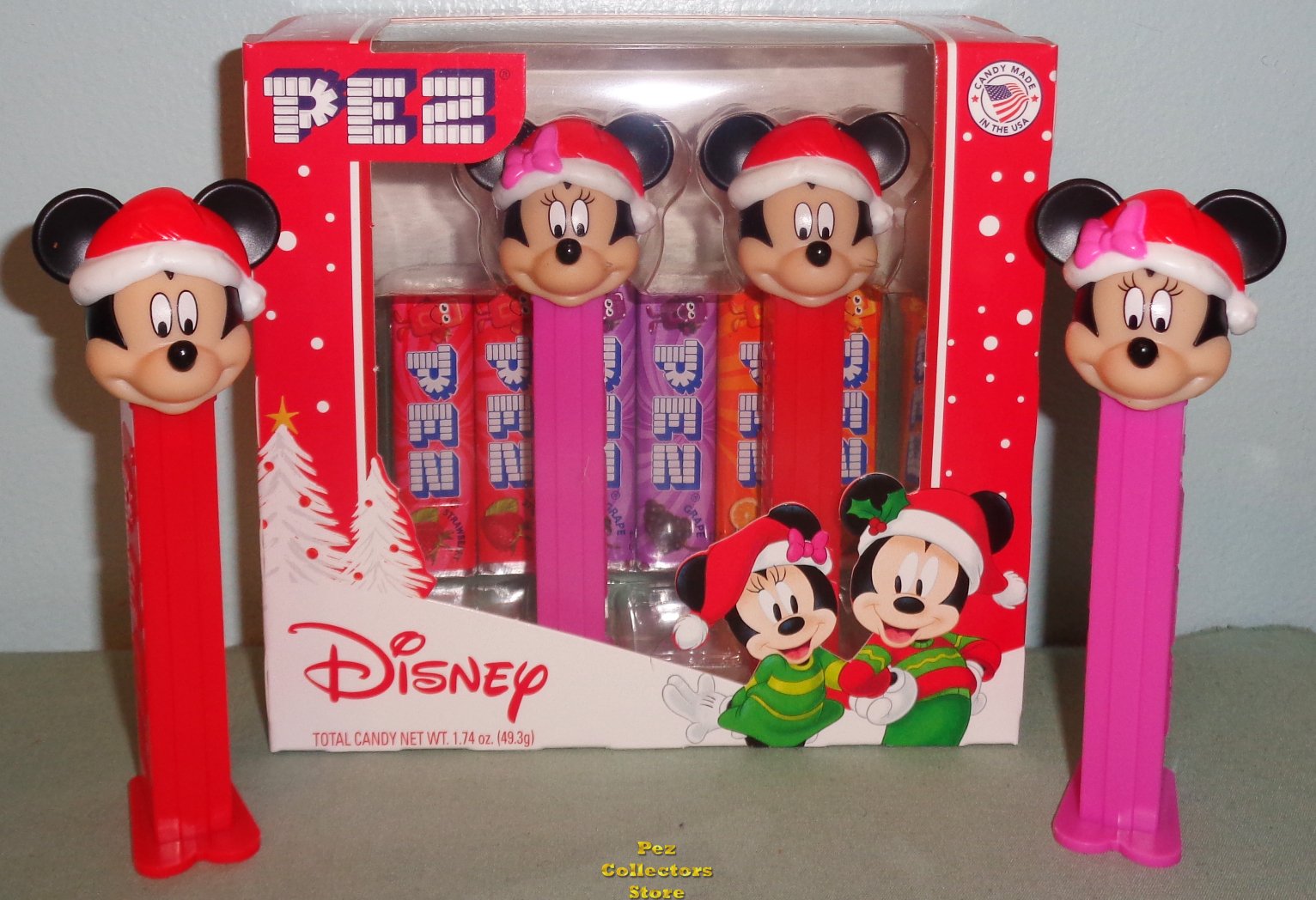 (image for) 2020 Mickey and Minnie Holiday Pez Twin Pack - Click Image to Close