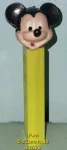 (image for) Mickey Mouse A Pez Removable Nose Lt. Yellow 3.9 NF Yugo Stem