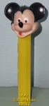 Mickey Mouse Pez Removable Nose Dk Yellow NF 3.9 Hong Kong Stem (image for) Mickey Mouse Pez Removable Nose Dk Yellow NF 3.9 Hong Kong Stem