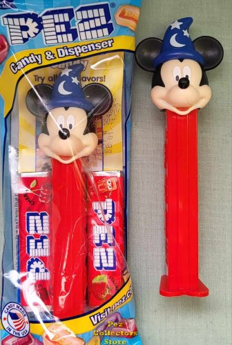 (image for) The Sorcerer's Apprentice Mickey Mouse Fantasia Pez MIB