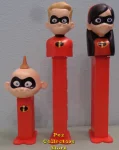 Incredibles 2 Pez Violet, Dash and mini Jack Jack LOOSE Incredibles 2 Pez Violet, Dash and mini Jack Jack LOOSE