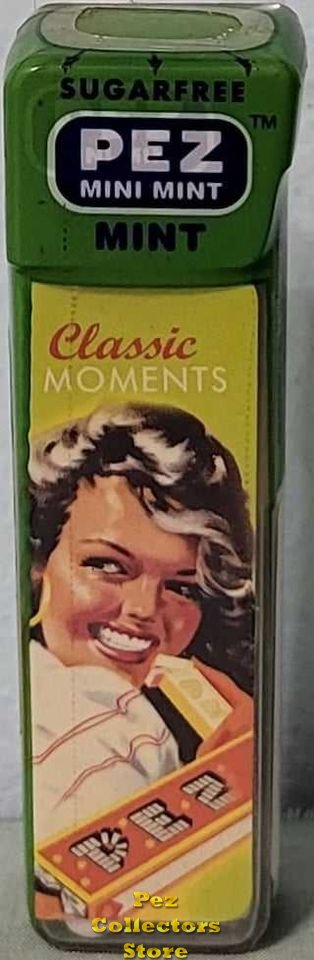 (image for) European Mini Mints Pez Girl Classic Moments Green Mint Yellow Regular Girl