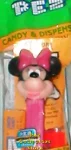Classic Disney Minnie Mouse Pez on Pink MIP (image for) Classic Disney Minnie Mouse Pez on Pink MIP