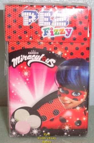 (image for) Miraculous European Pez Fizzy Fruit Mix 30g Box