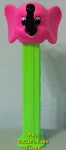 (image for) Misfit Kooky Zoo Pink Elephant Pez on Neon Green Stem No Country Loose