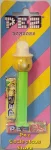 (image for) Misfit Snowman Pez on Green Stem Mint on Striped Card for Taiwan