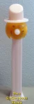 (image for) Misfit Snowman Pez on White Stem Pez Offer 416 Loose