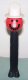 (image for) Red Face Snowman Misfit Pez on Black Stem Loose