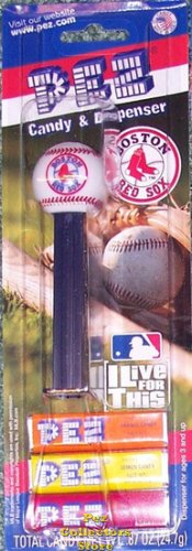 (image for) Retired 2008 Boston Red Sox Major League Baseball Pez MOC