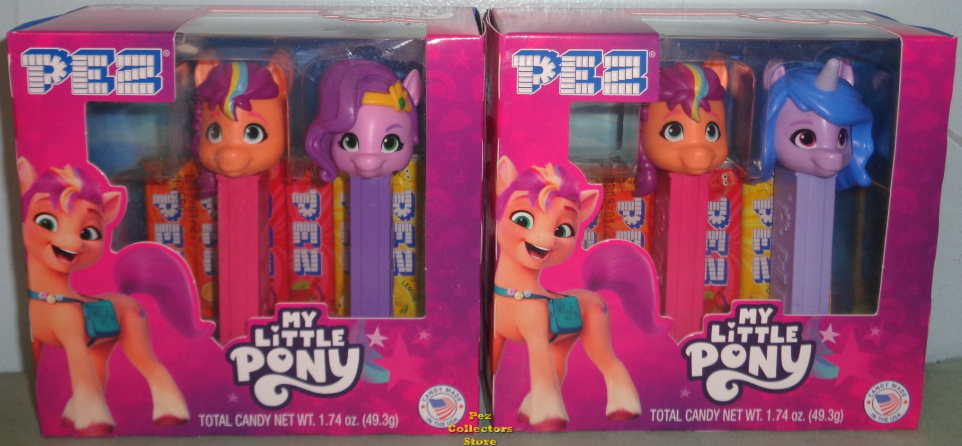 (image for) My Little Pony Pez Twin Pack Pair Sunny with Izzy and Pipp Pez - Click Image to Close