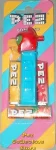 (image for) MMM Parrot Pez on Blue Stem Mint on Striped Card
