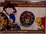 2008 MN PEZCon 13 Children's Cancer Research Fund Charity Pin
