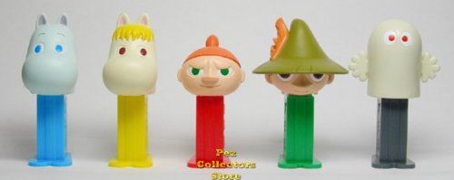 (image for) Set 013 Moomin Mini Pez Set of 5