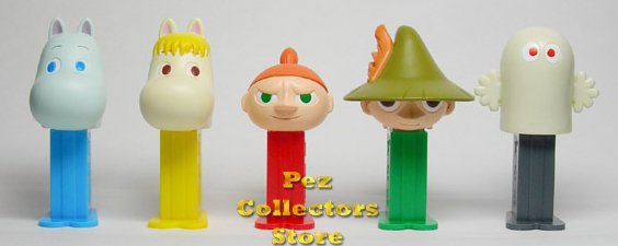 (image for) Set 013 Moomin Mini Pez Set of 5