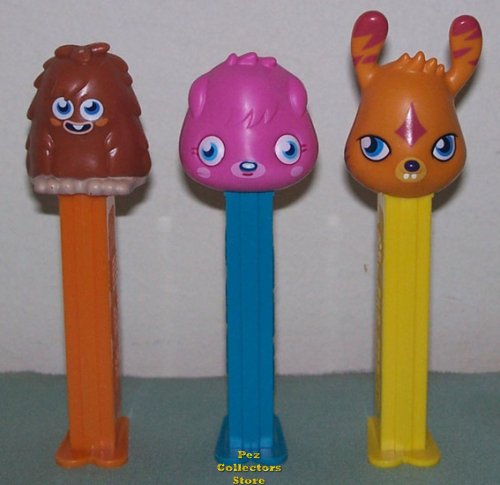 (image for) Moshi Monster Furi, Poppet and Katsuma European Pez Set