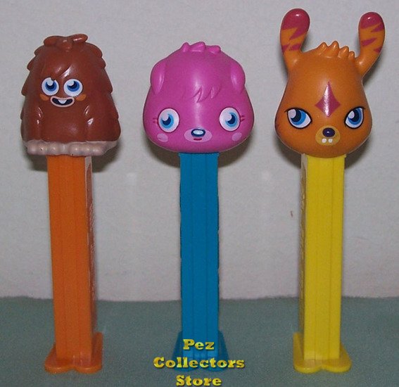 (image for) Moshi Monster Furi, Poppet and Katsuma European Pez Set