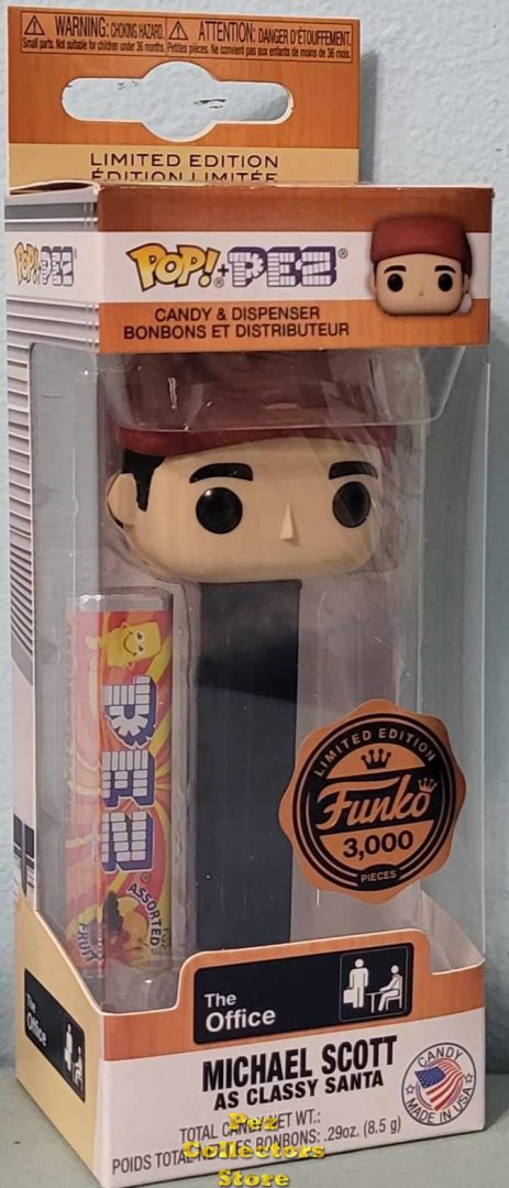 (image for) Funko Limited Ed Michael Scott as Classy Santa POP PEZ 3000 made