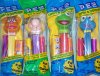 (image for) Muppets Series 2 Pez Set Kermit zigzag, Large Miss Piggy MIB