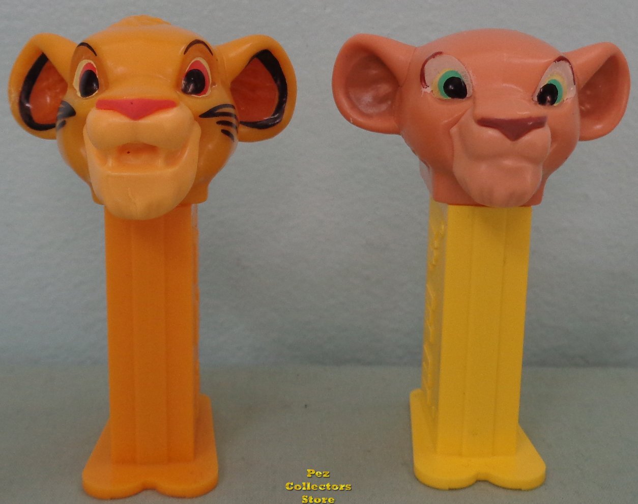 (image for) Mini Nala and Simba Pez Pair from Lion King Loose - Click Image to Close