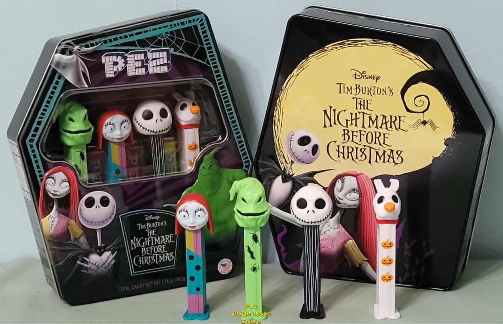 (image for) Nightmare Before Christmas Pez Gift Tin with Exclusive Oogie Boogie Pez