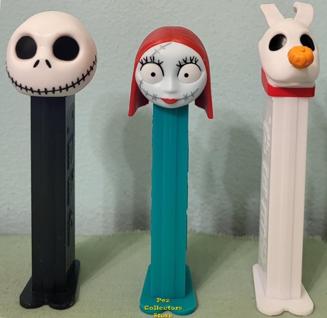 (image for) The Nightmare Before Christmas Pez Jack Sally and Zero Loose SOS