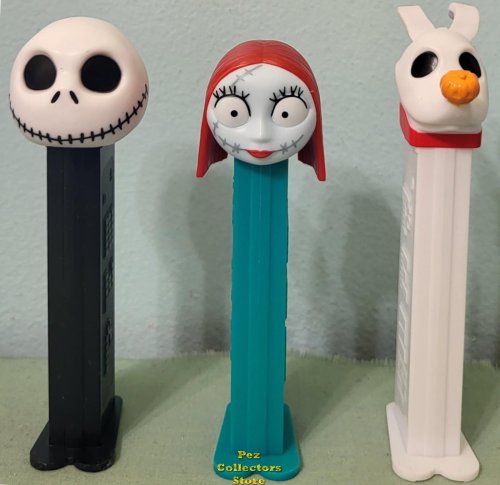 (image for) The Nightmare Before Christmas Pez Jack Sally and Zero Loose SOS
