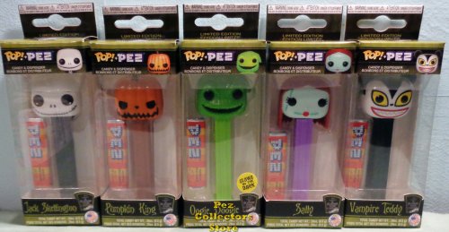 (image for) Nightmare Before Christmas Funko Set of 5 POP!+PEZ Bundle