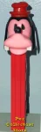 (image for) Neon Pink Goofy B Pez with Moveable Ears, Hat, Hair and Teeth NF No Patent Austria Stem
