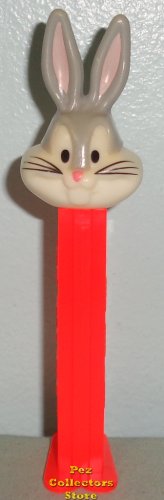 (image for) European Bugs Bunny Pez Neon Red Stem Loose