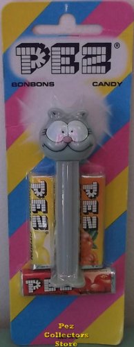 (image for) Nermal Pez from Garfield Series I Mint on Striped Halo Card