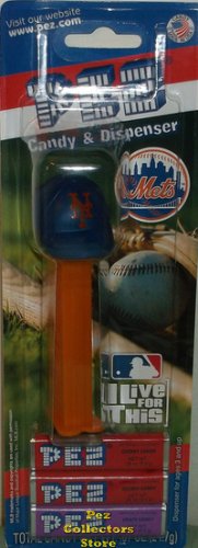 (image for) New York Mets MLB Baseball Cap Pez MOC