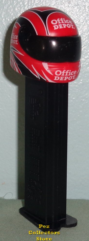 (image for) Carl Edwards Office Depot NASCAR Driver Helmet Pez Loose - Click Image to Close