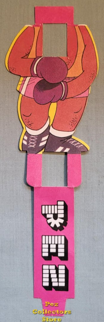 (image for) Boxer from the German Olympic PEZ Paper Costume Set circa 1970s