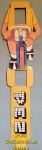 Cyclist from the German Olympic PEZ Paper Costume Set circa 1970s (image for) Cyclist from the German Olympic PEZ Paper Costume Set circa 1970s