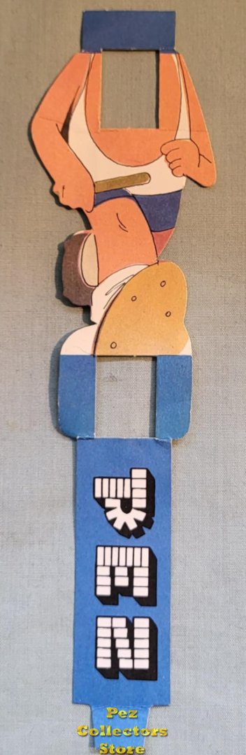 (image for) Relay Runner from the German Olympic PEZ Paper Costume Set circa 1970s